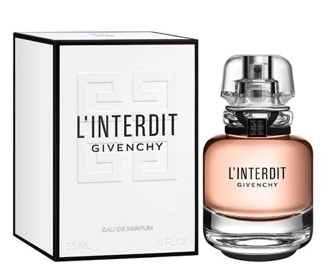 parfums l'interdit givenchy femme|l'interdit Givenchy original version.